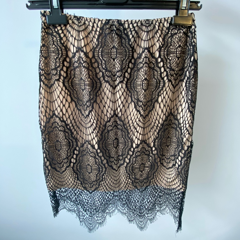 Lace Mini Skirt